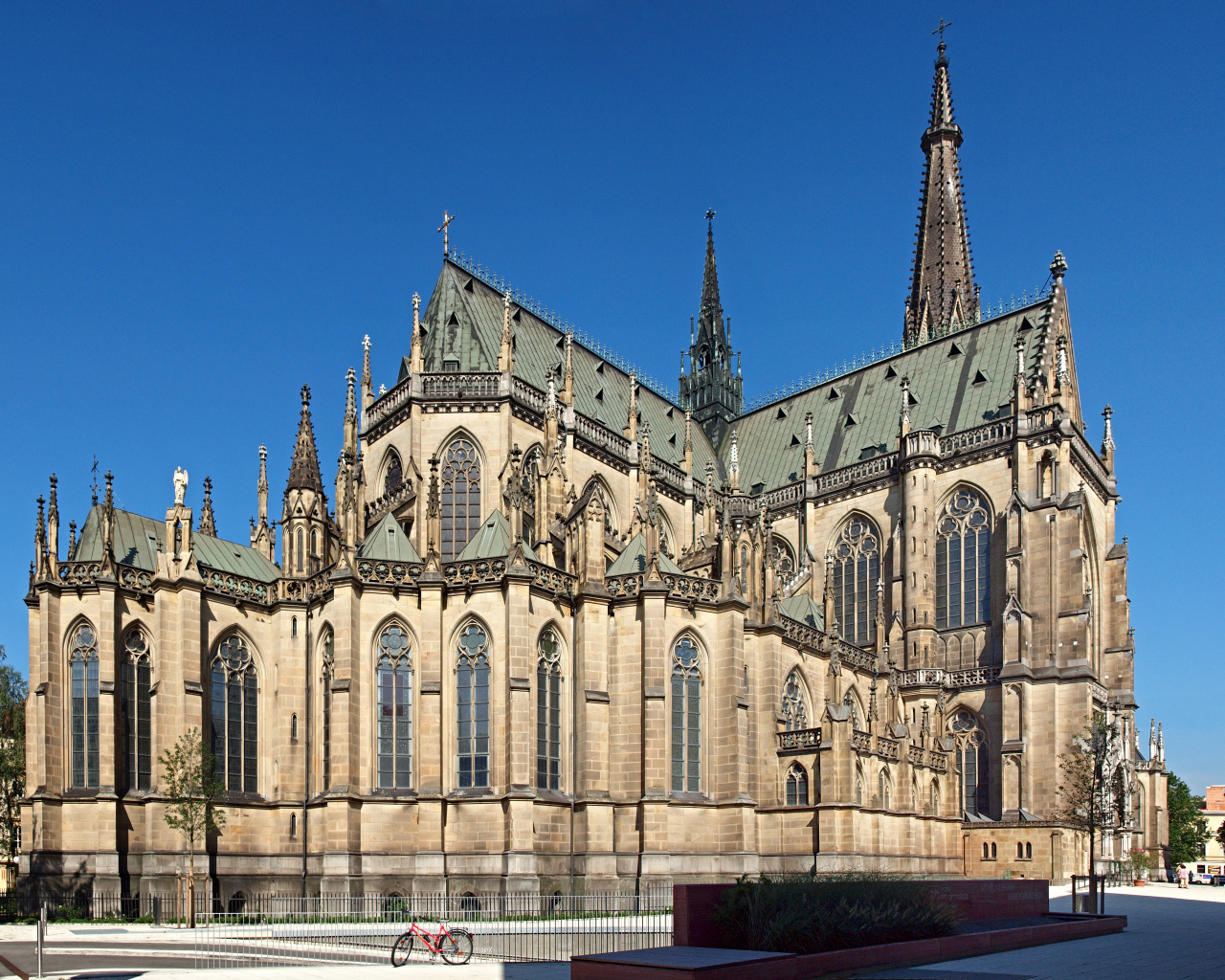 Католический собор в городе Линц, Австрия