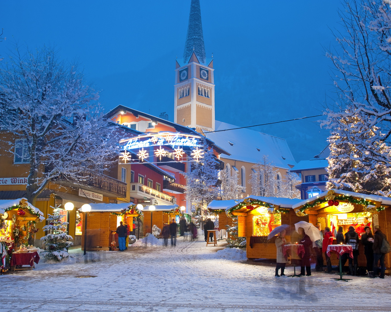 Рождество на курорте Бад Хофгастайн, Австрия