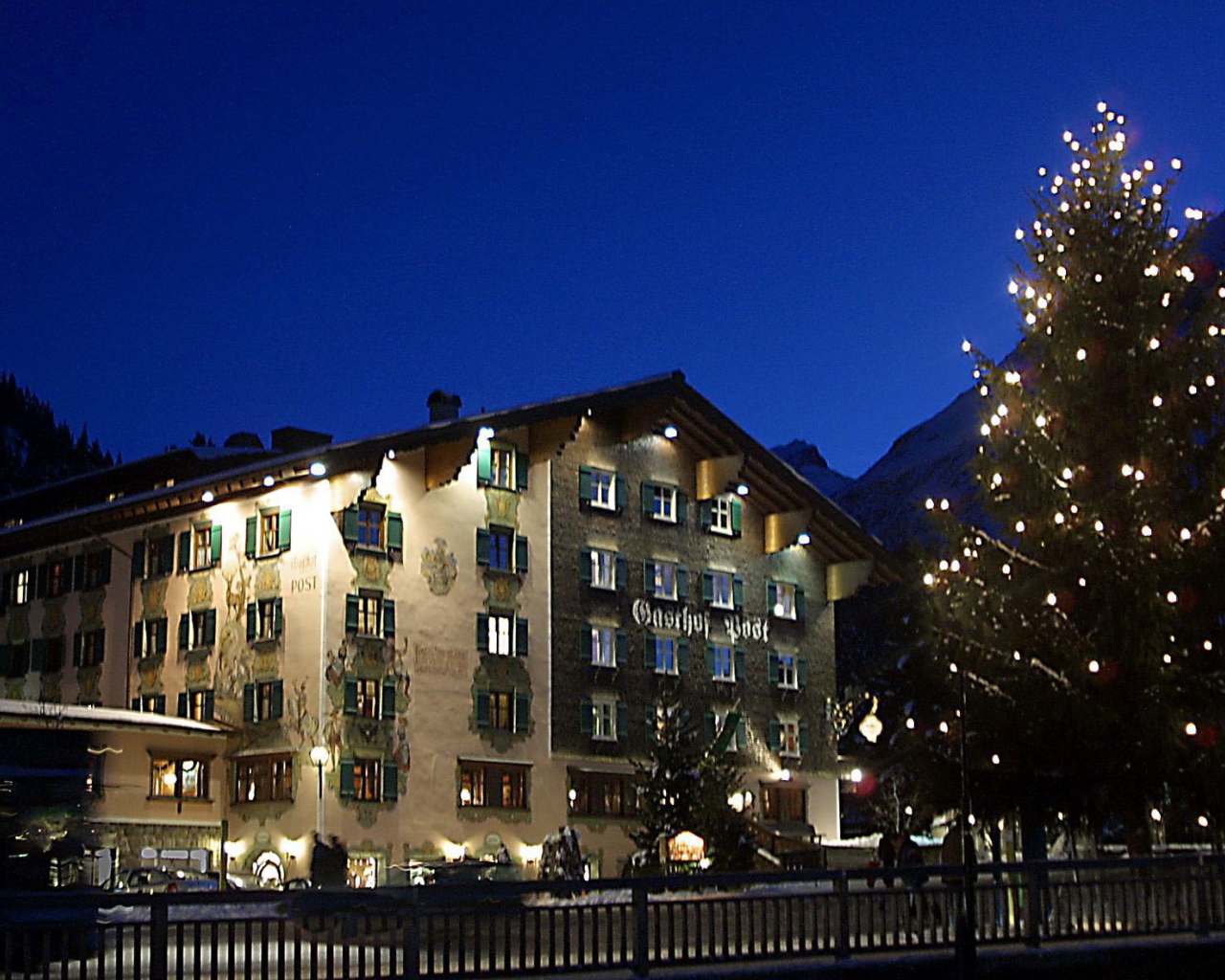 Рождество на горнолыжном курорте Лех, Австрия