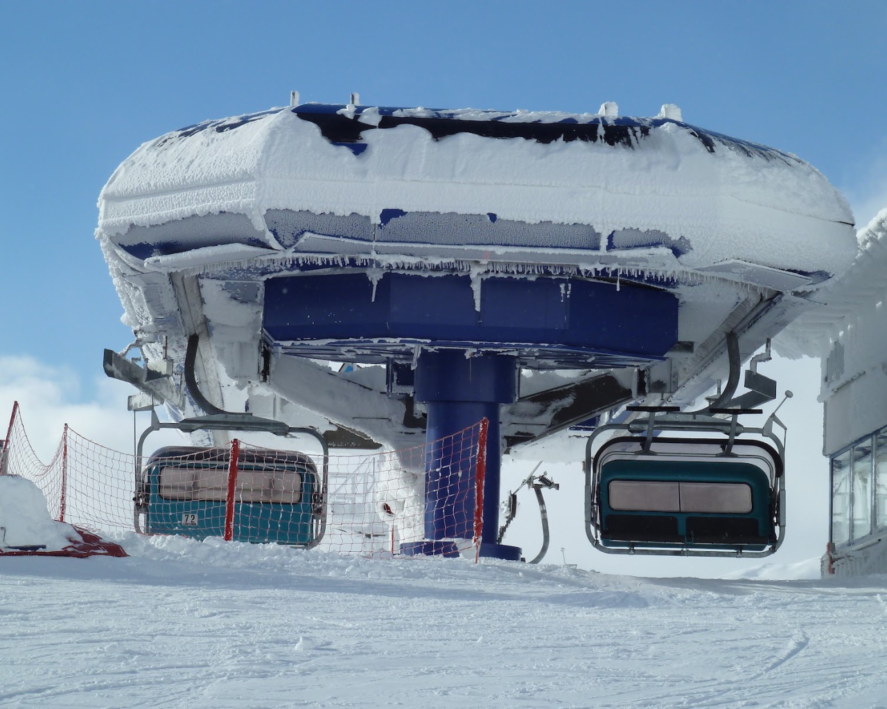 Подъемник на горнолыжном курорте Сант Антон, Австрия