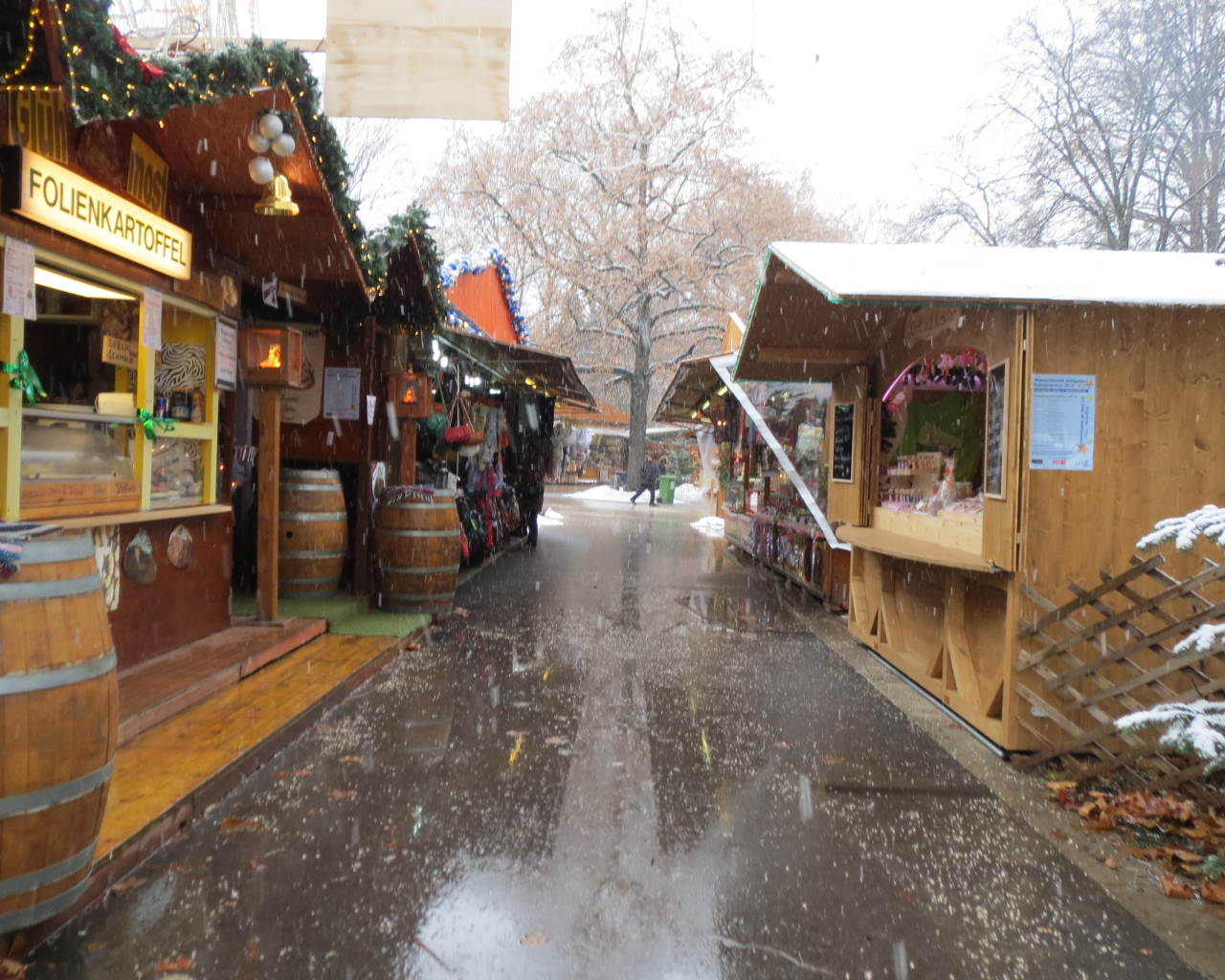 Рынок в городе Линц, Австрия