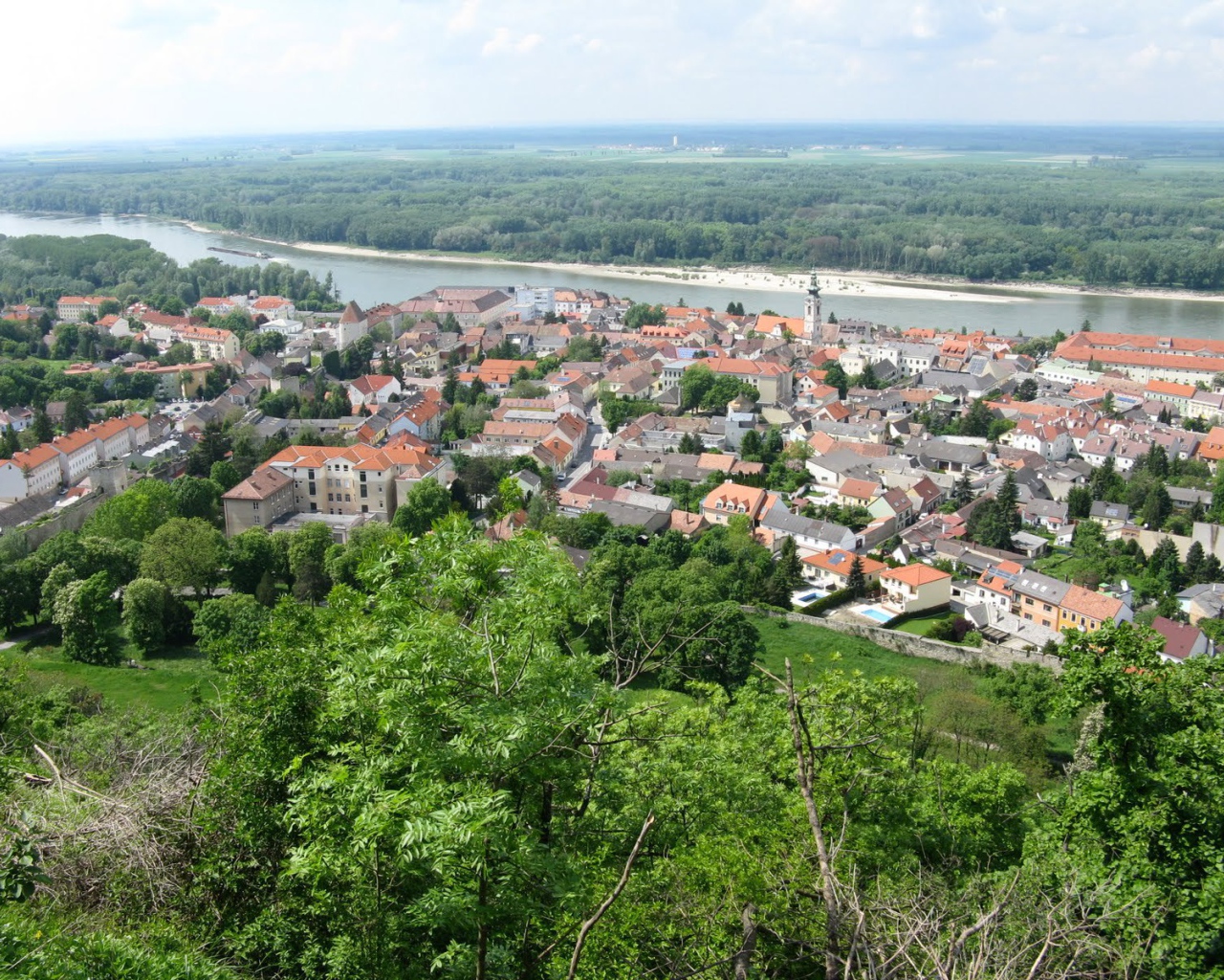 Панорама города Гайнберг, Австрия