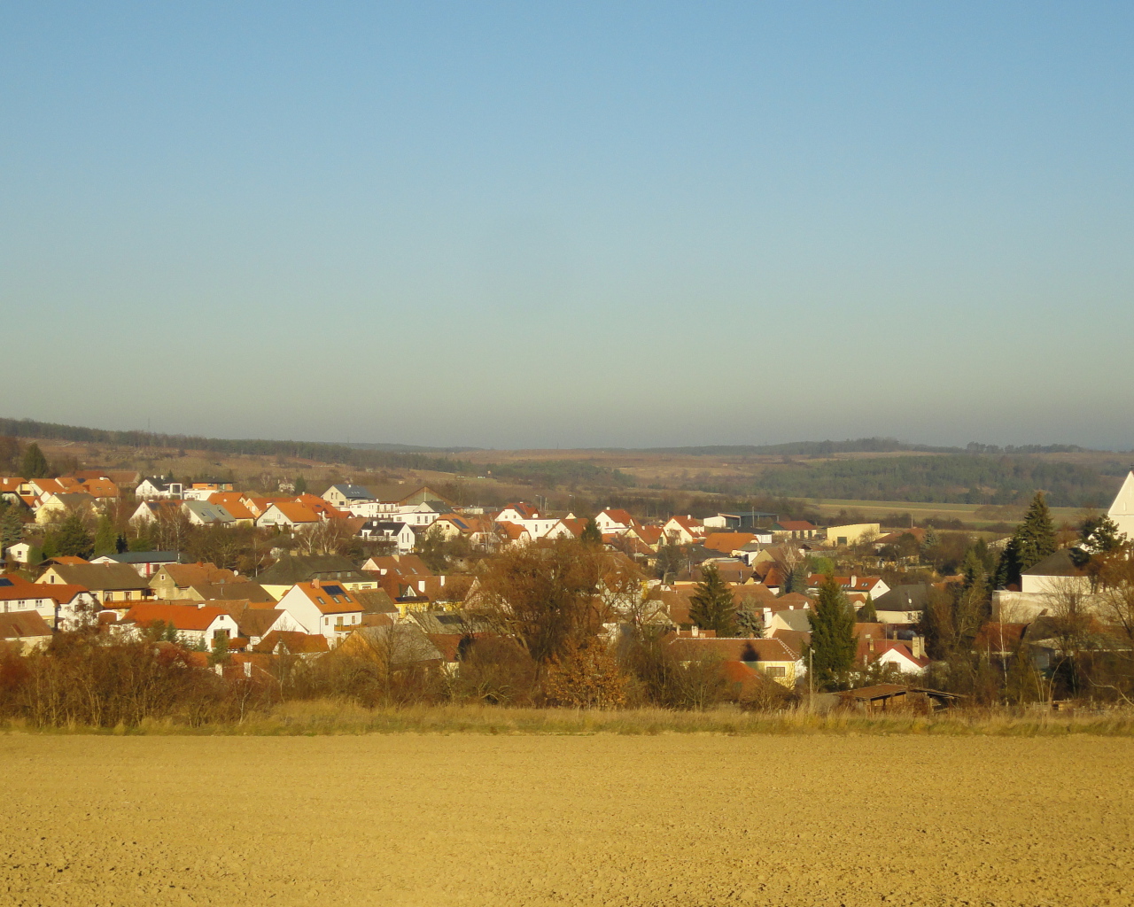 Панорама города Лэнгенфельд, Австрия