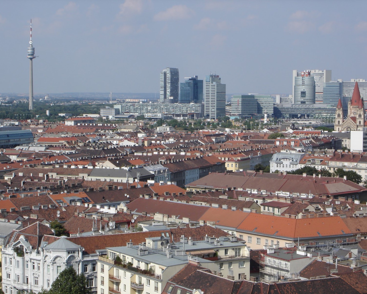 Панорама города Вена, Австрия