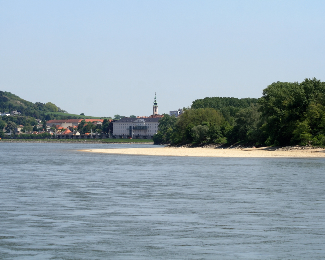 Река в городе Гайнберг, Австрия