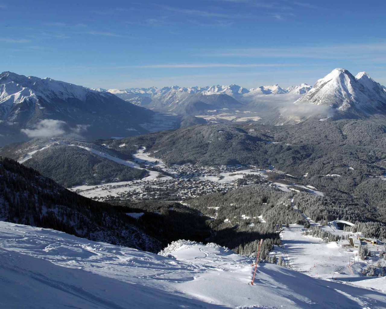 Горнолыжный курорт Зеефельд, Австрия