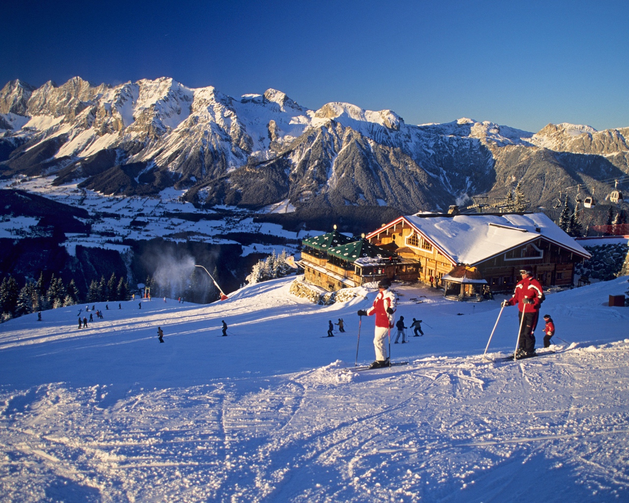 Зимний отдых на горнолыжном курорте Шладминг, Австрия