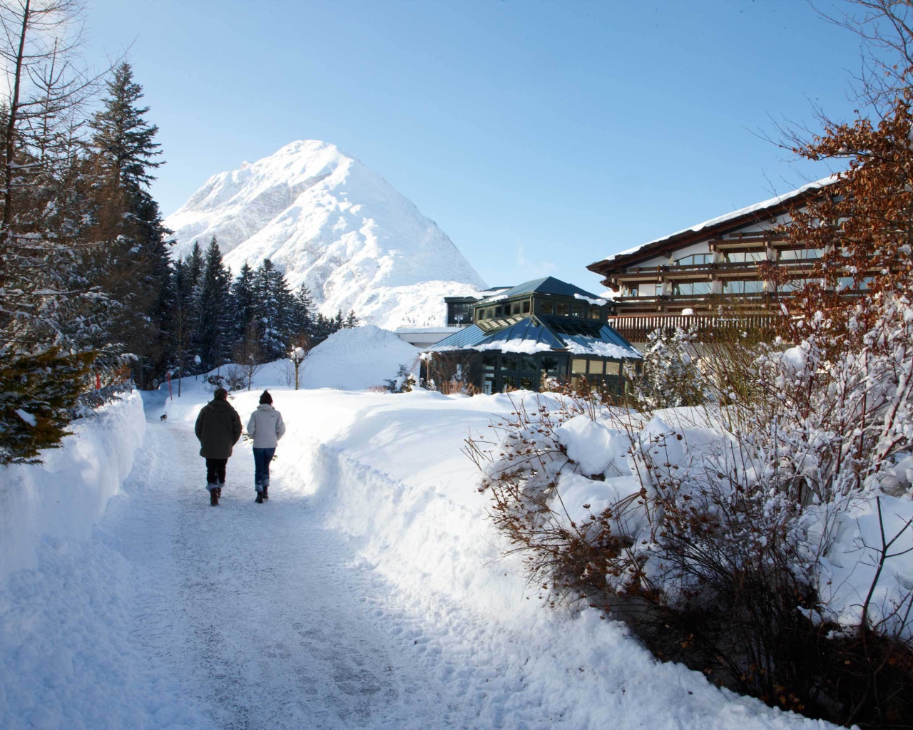 Зимний отдых на курорте Тельфс-Бюхен, Австрия