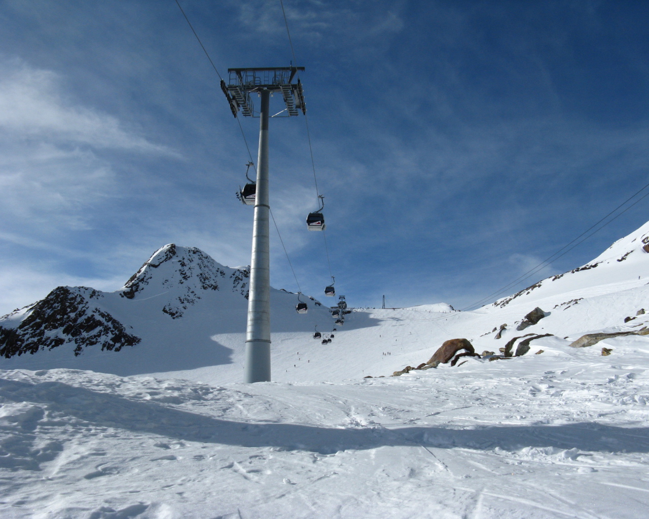 Зимний отдых на горнолыжном курорте Зёльден, Австрия