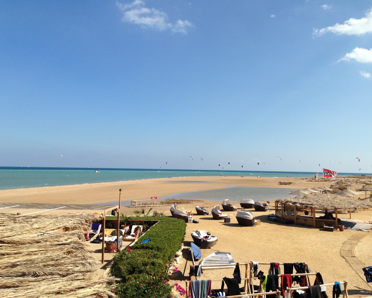 Золотой пляж на курорте Эль Гуна, Египет