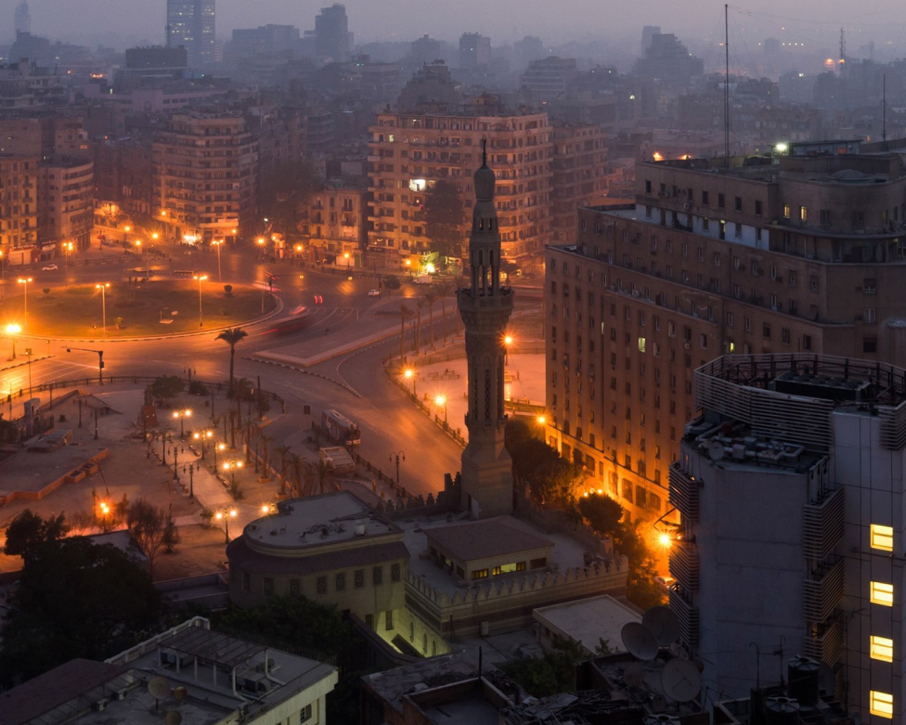 Площадь Тахрир в Каире