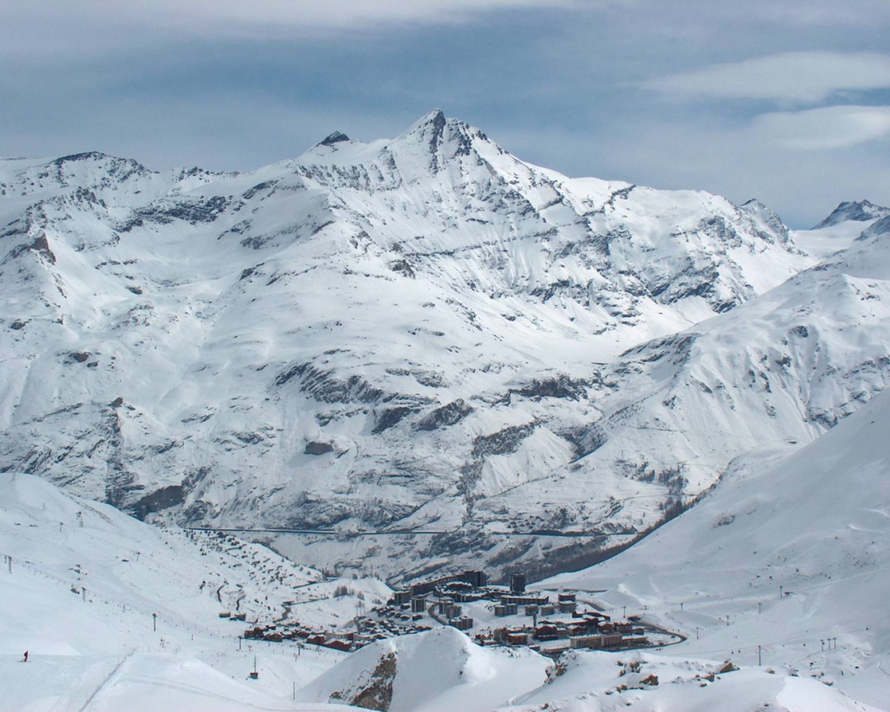 Альпы на горнолыжном курорте Тинь, Франция