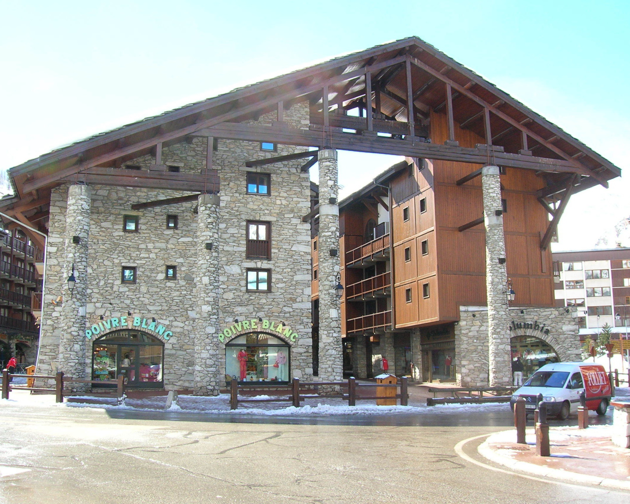 Центр на горнолыжном курорте Валь д'Изер, Франция