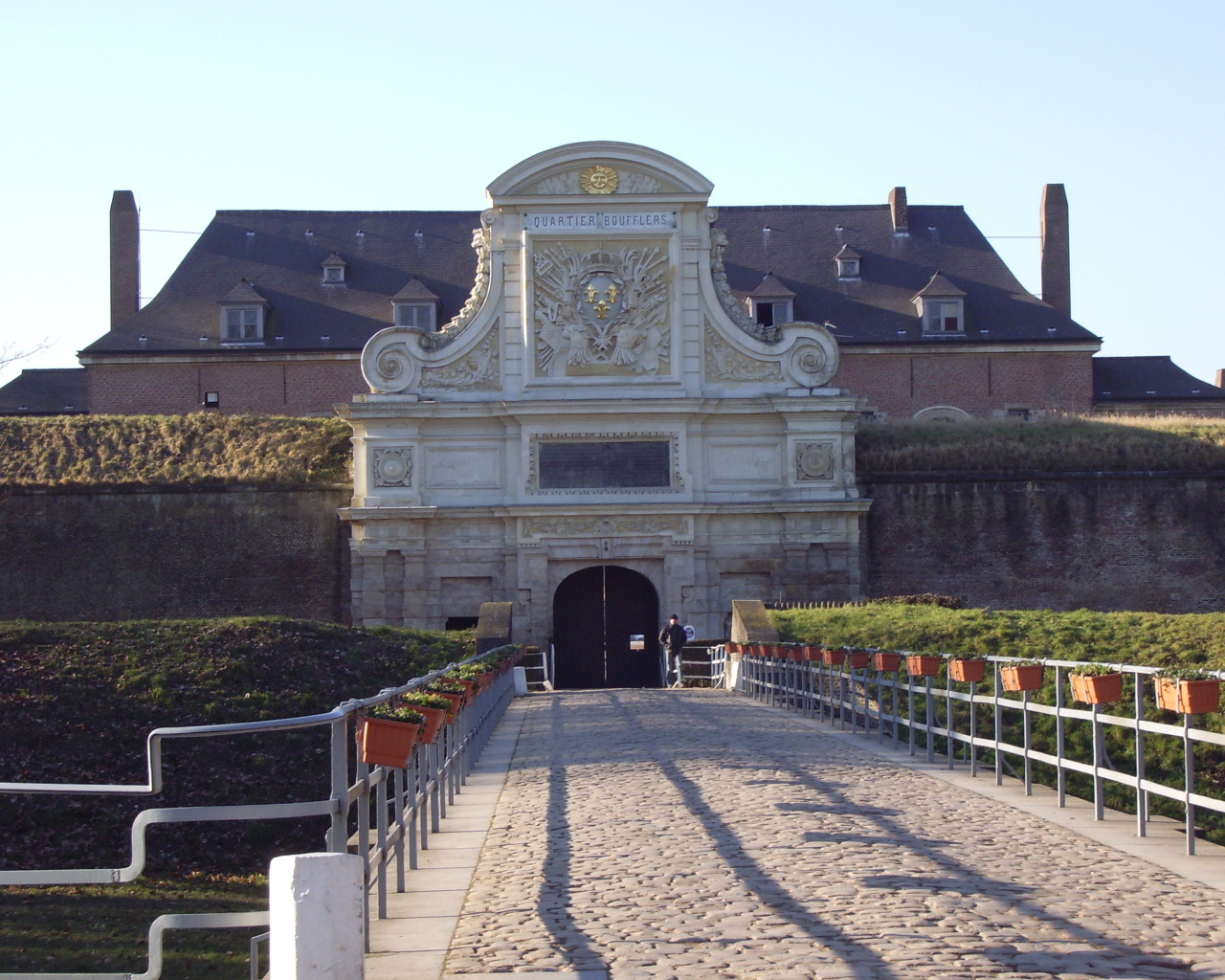 Цитадель в городе Лилль, Франция