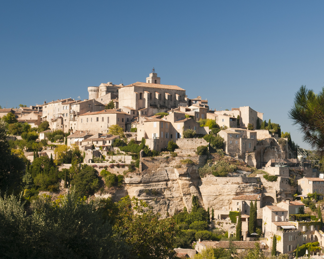 Город в Провансе, Франция