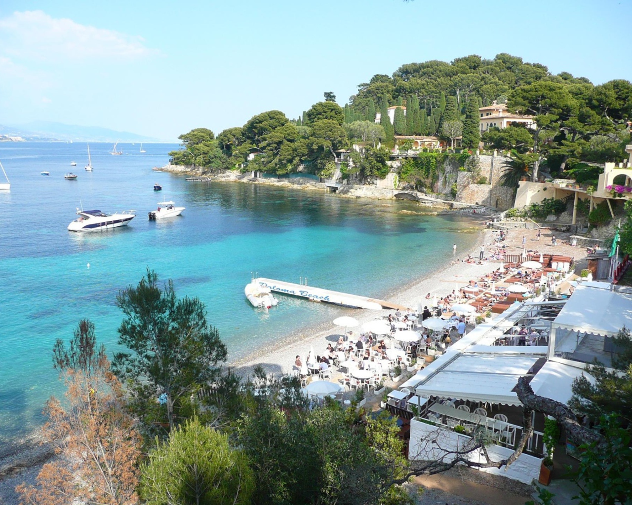 Причал на курорте Сен-Жан-Кап-Ферра, Франция