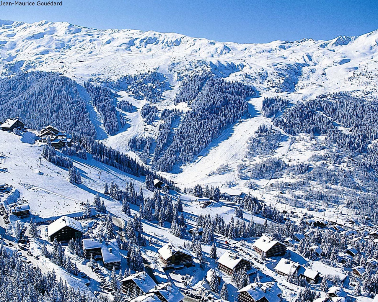 Горнолыжный курорт Мерибель, Франция