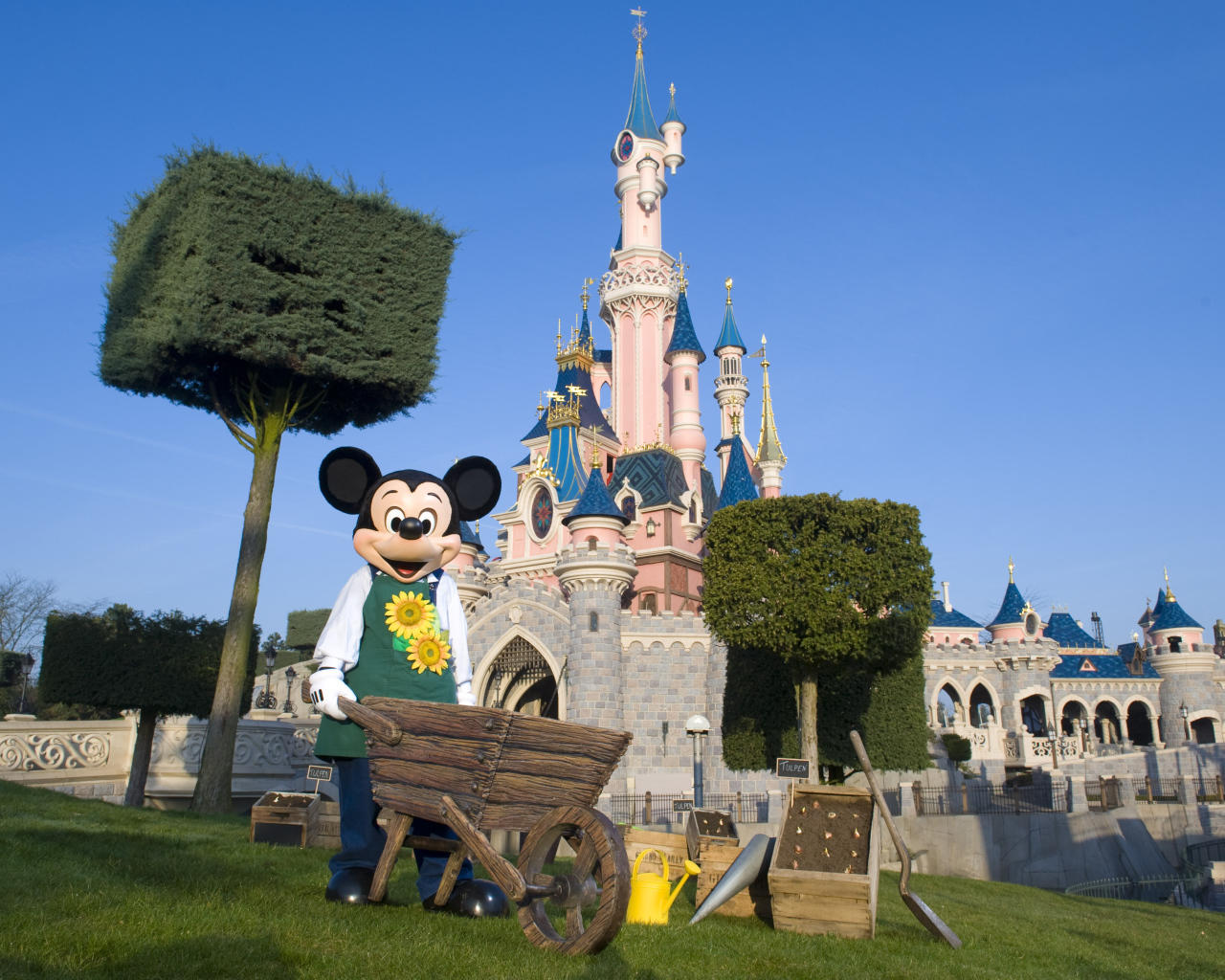 Микки Маус в Диснейленде, Франция