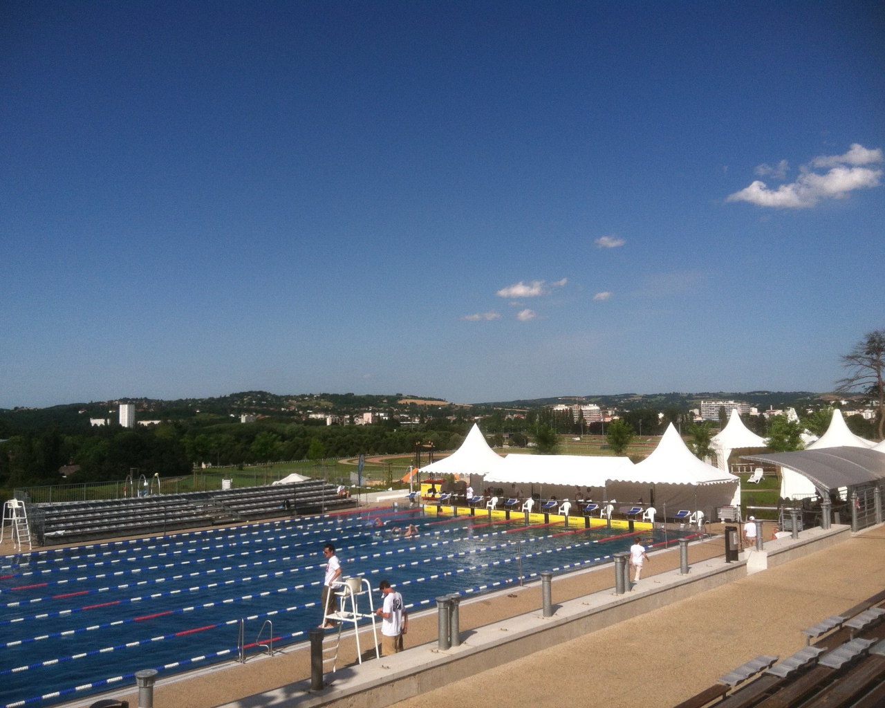 Олимпийский бассейн в городе Виши, Франция