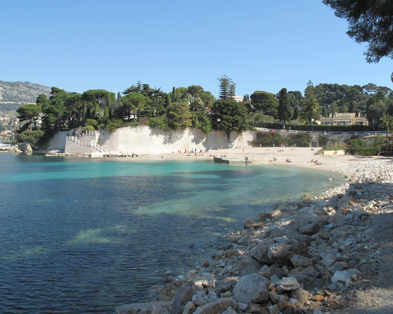 Набережная на курорте Сен-Жан-Кап-Ферра, Франция