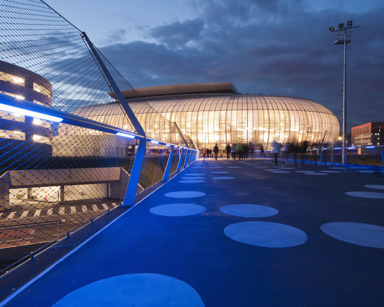 Стадион в городе Лилль, Франция