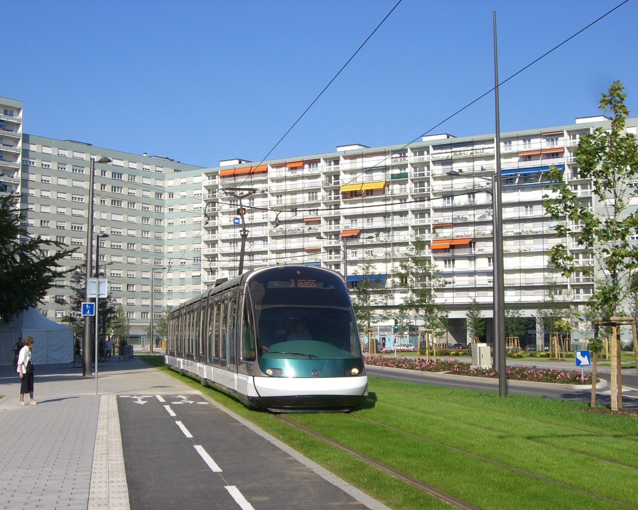 Улица в городе Страсбург, Франция