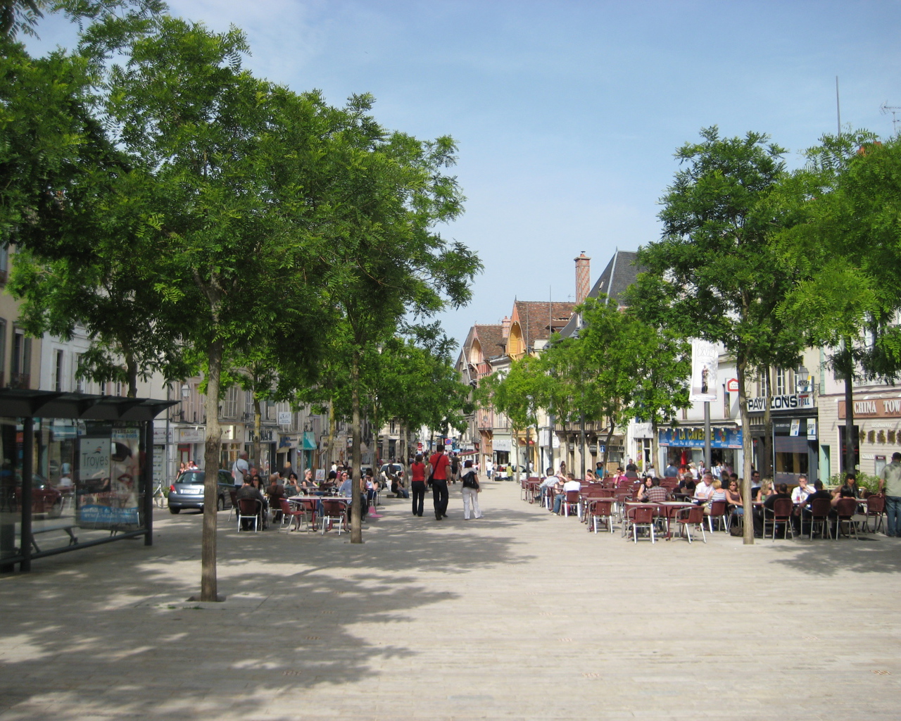 Улица в провинции Шампань, Франция