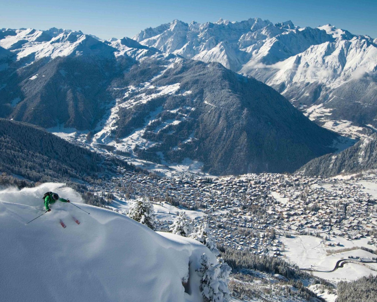 Зимний отдых на горнолыжном курорте Валь д'Изер, Франция