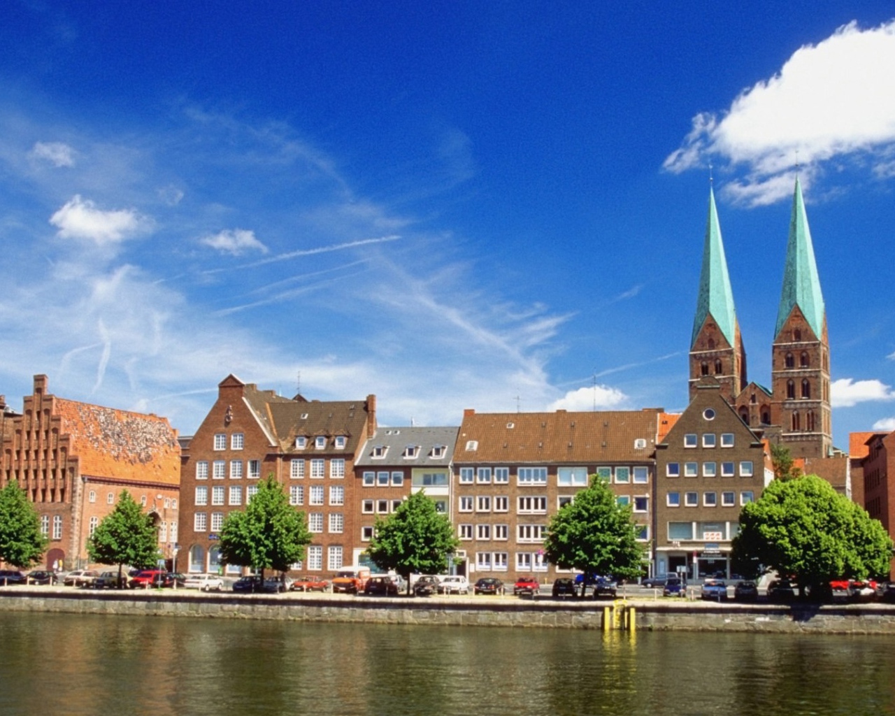 Старинная улица в Берлине