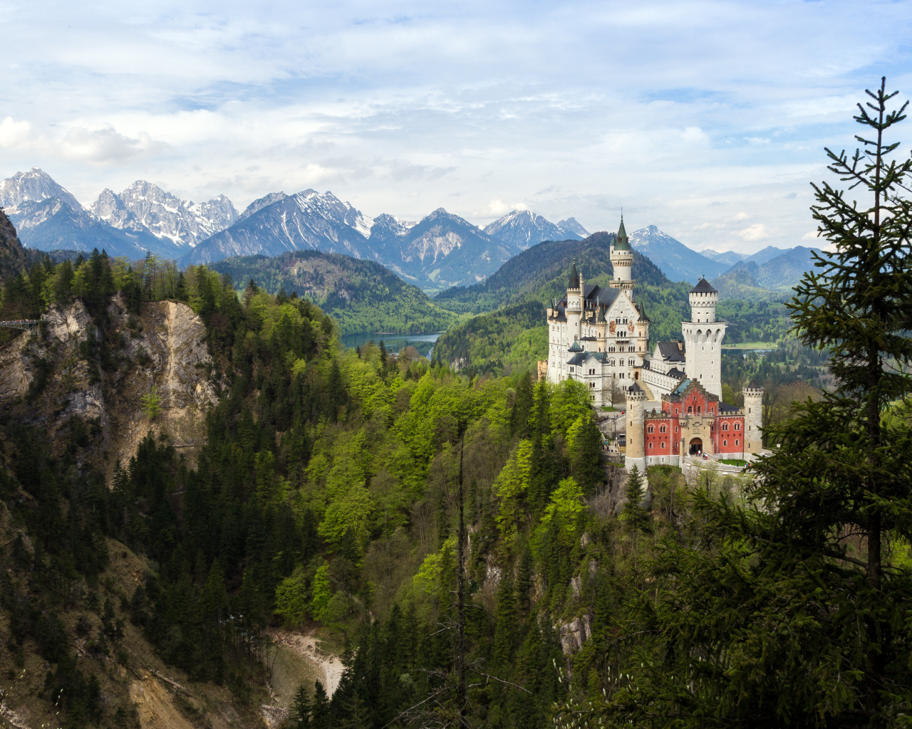Замок Нойшванштайн, Бавария, Германия