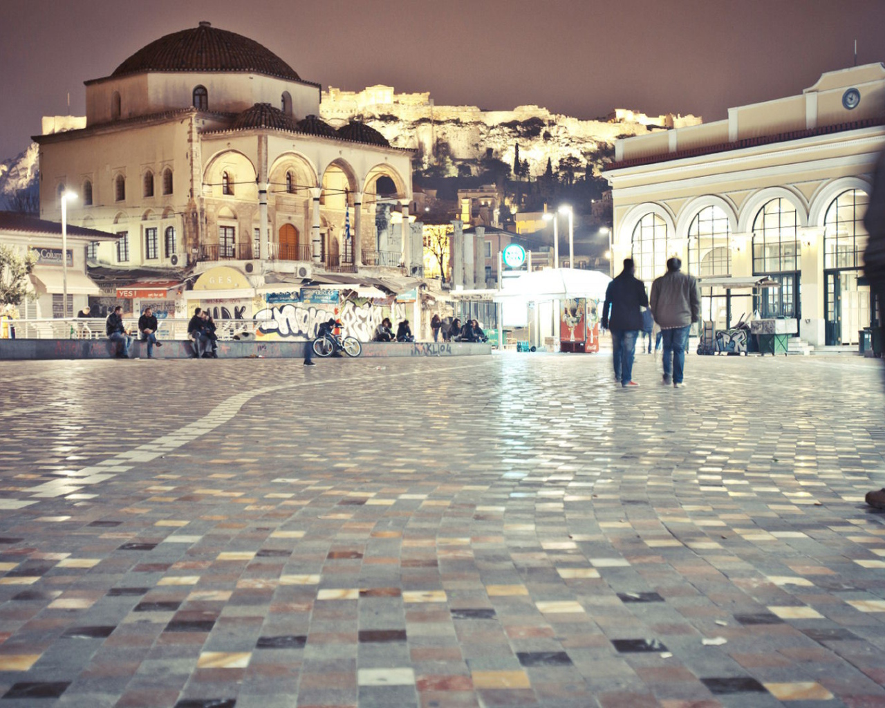 Городская площадь в Афинах