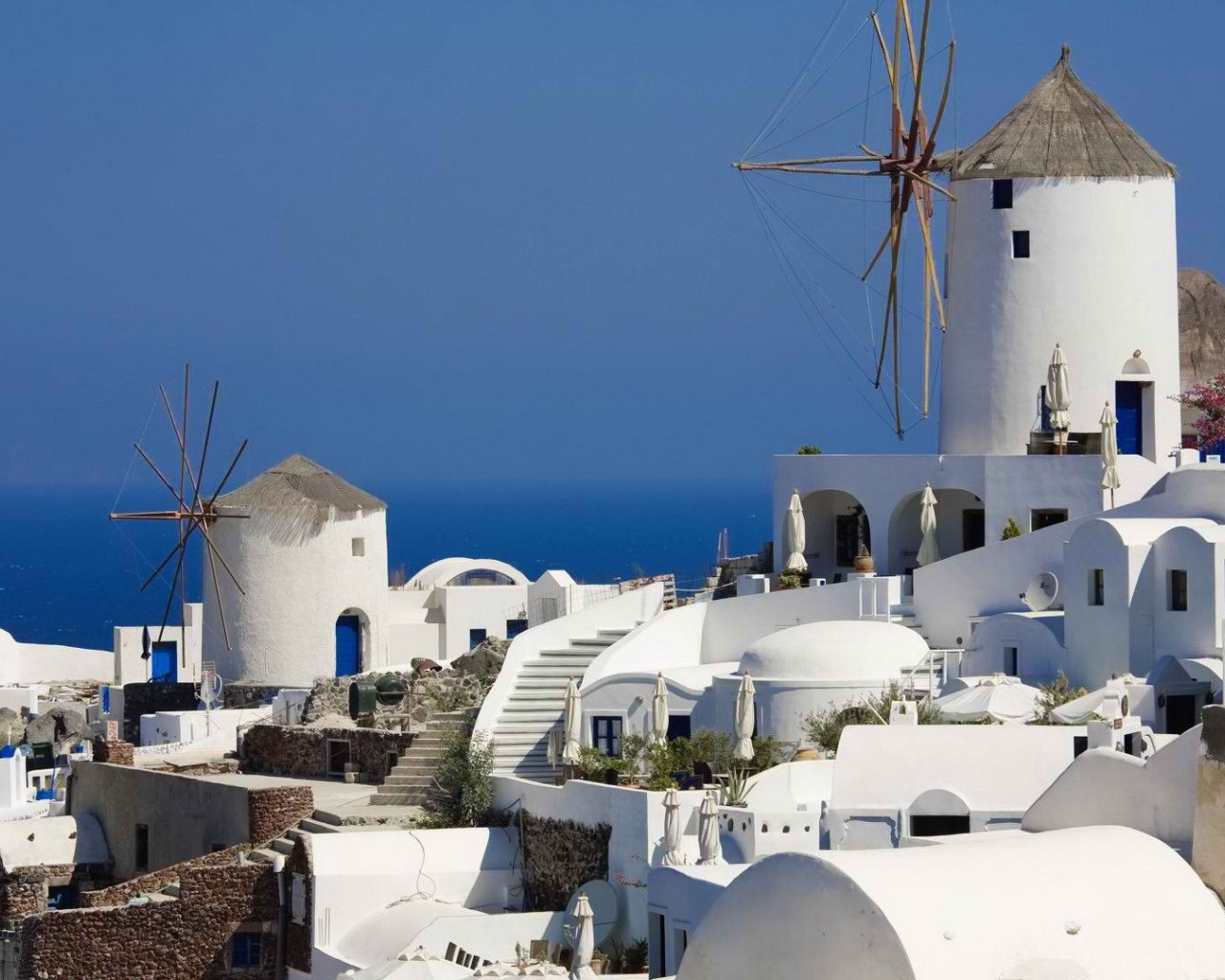 Санторини в Греции