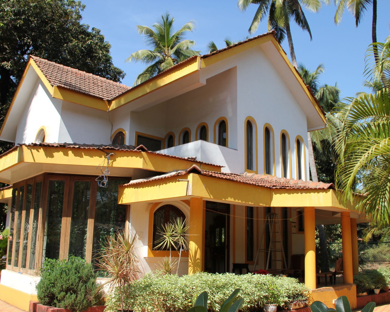 Красивые дома в Гоа