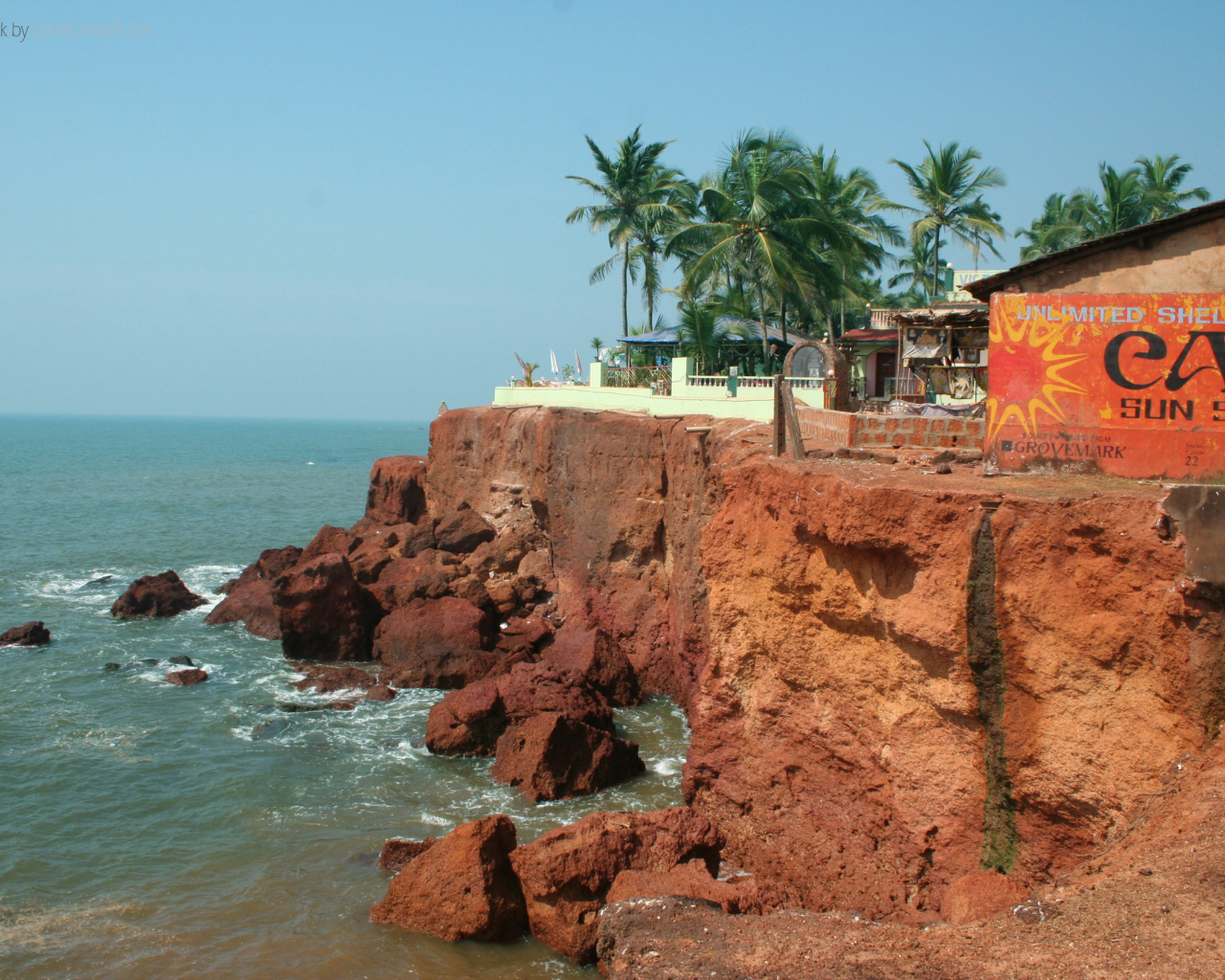 Красивый вид на Анджуну