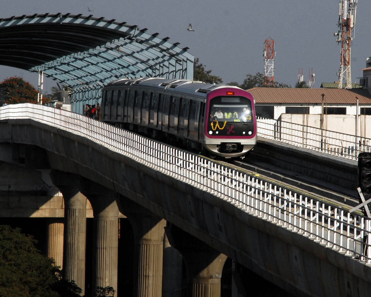 Наземное метро в Бангалоре