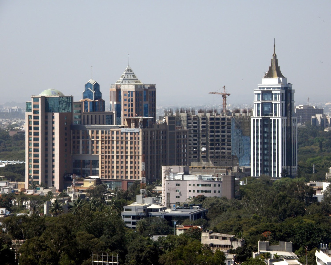 Высокие здания в Бангалоре