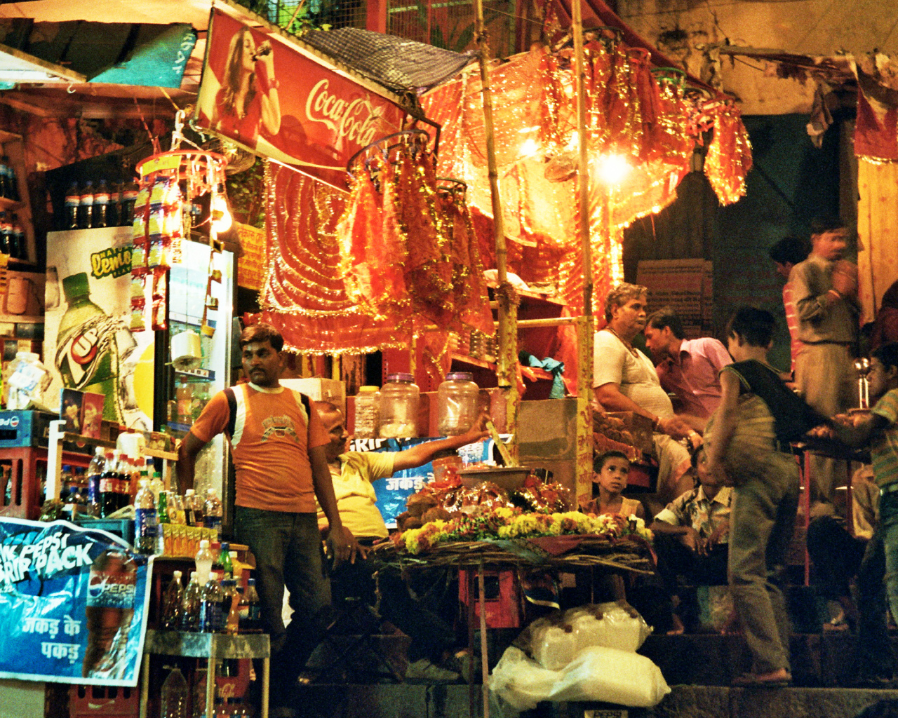 Ночной рынок в Варанаси