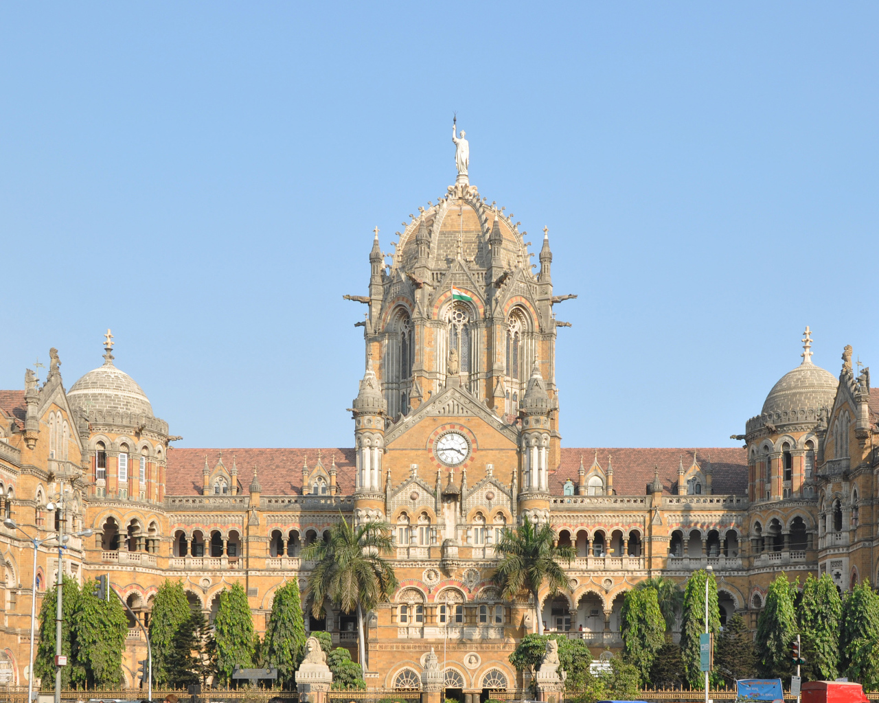 Железнодорожная станция в Мумбай