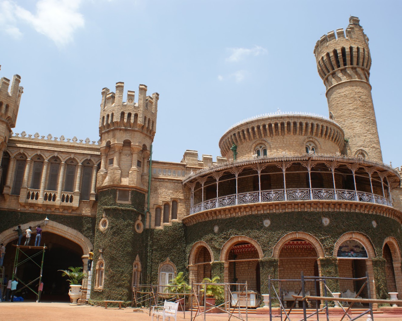 Необычный замок в Бангалоре
