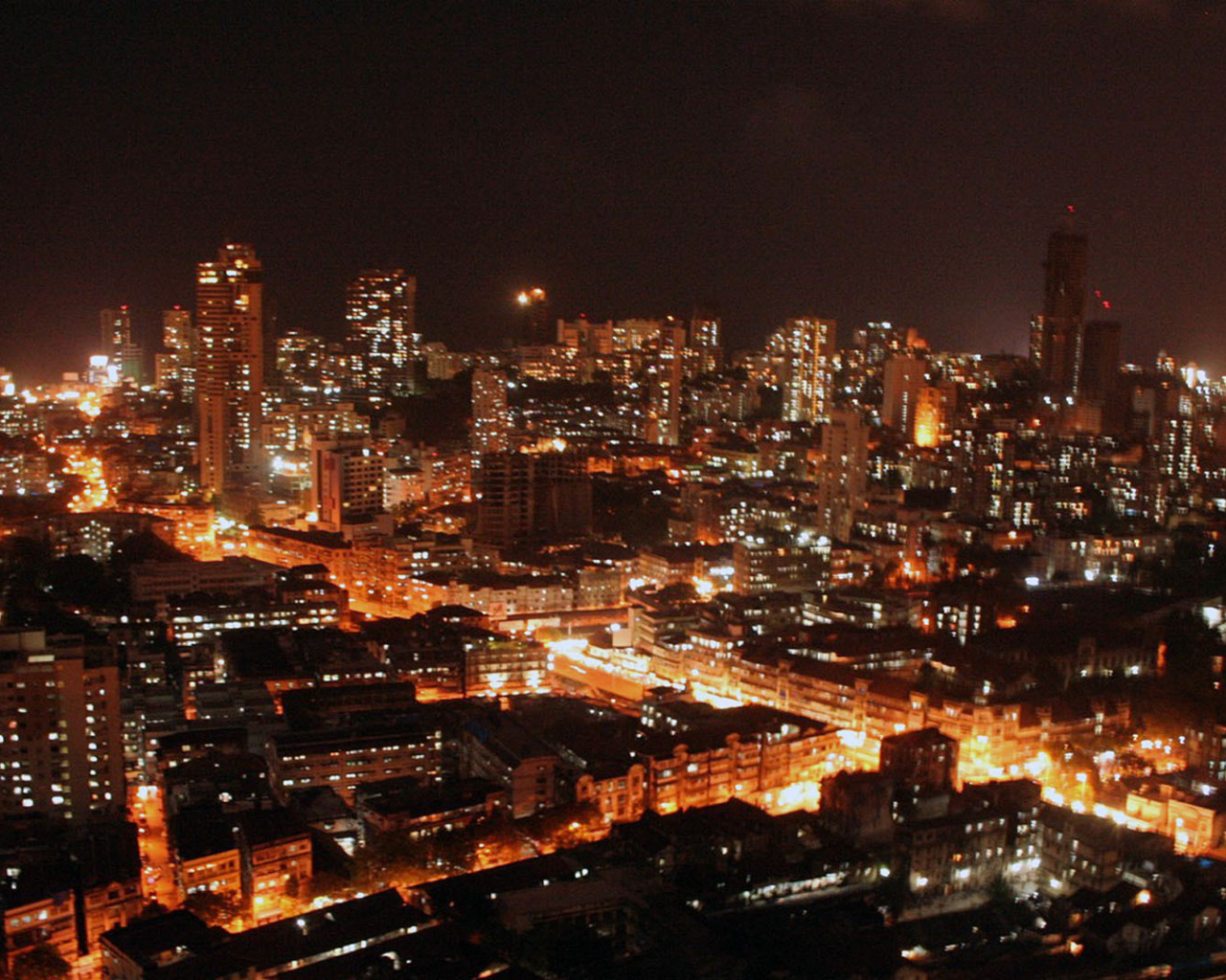 Ночной Мумбай