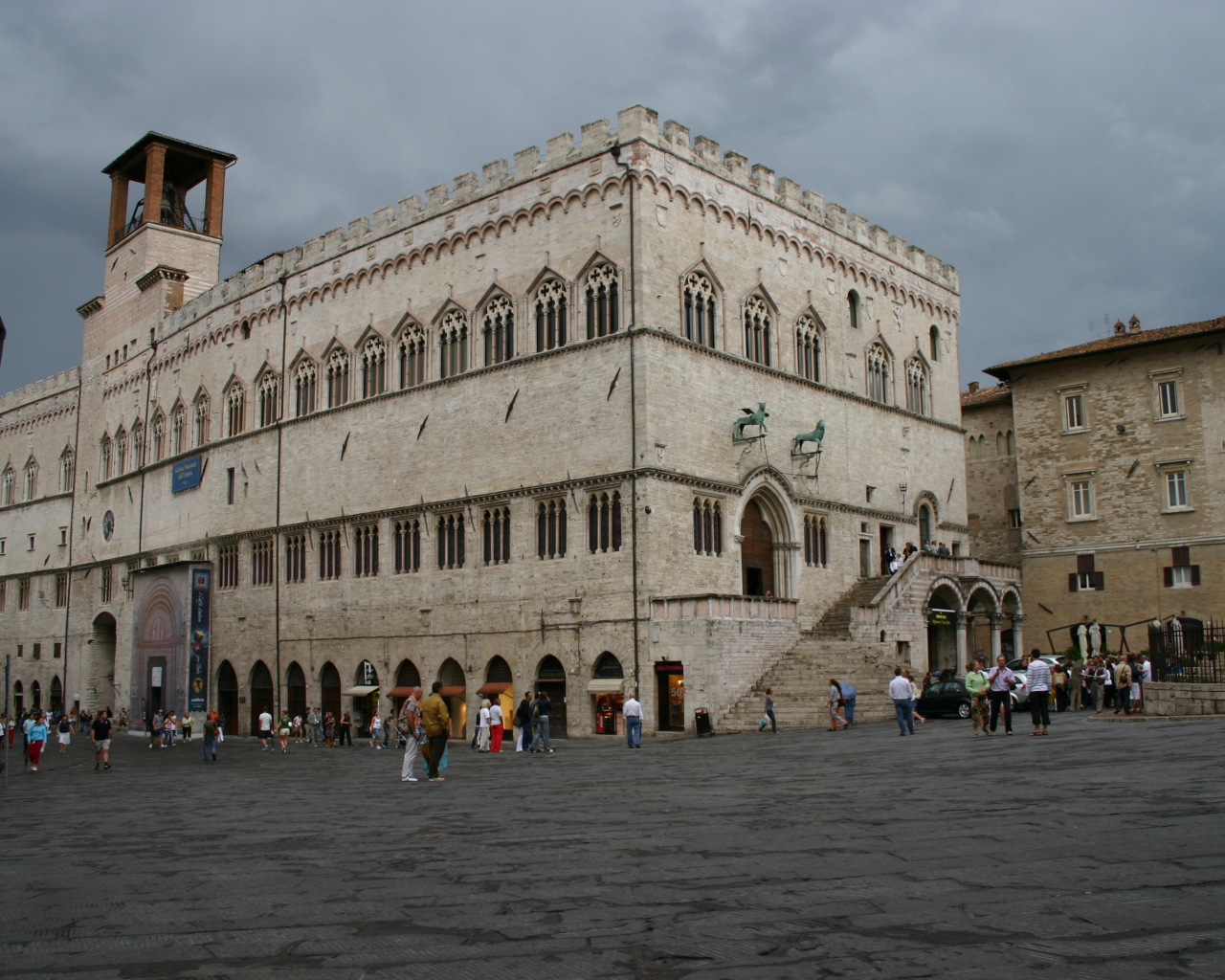 Площадь в Перудже, Италия