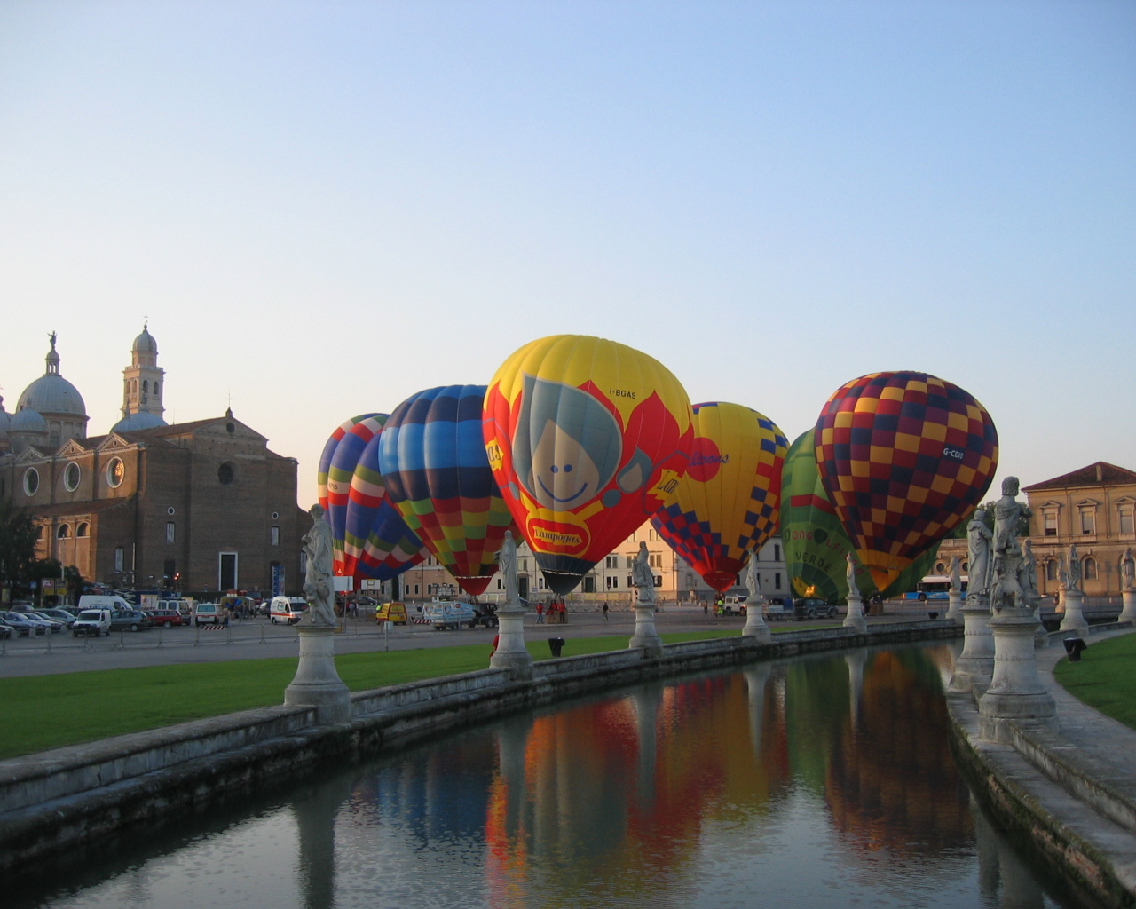 Фестиваль воздушных шаров в Падуе, Италия