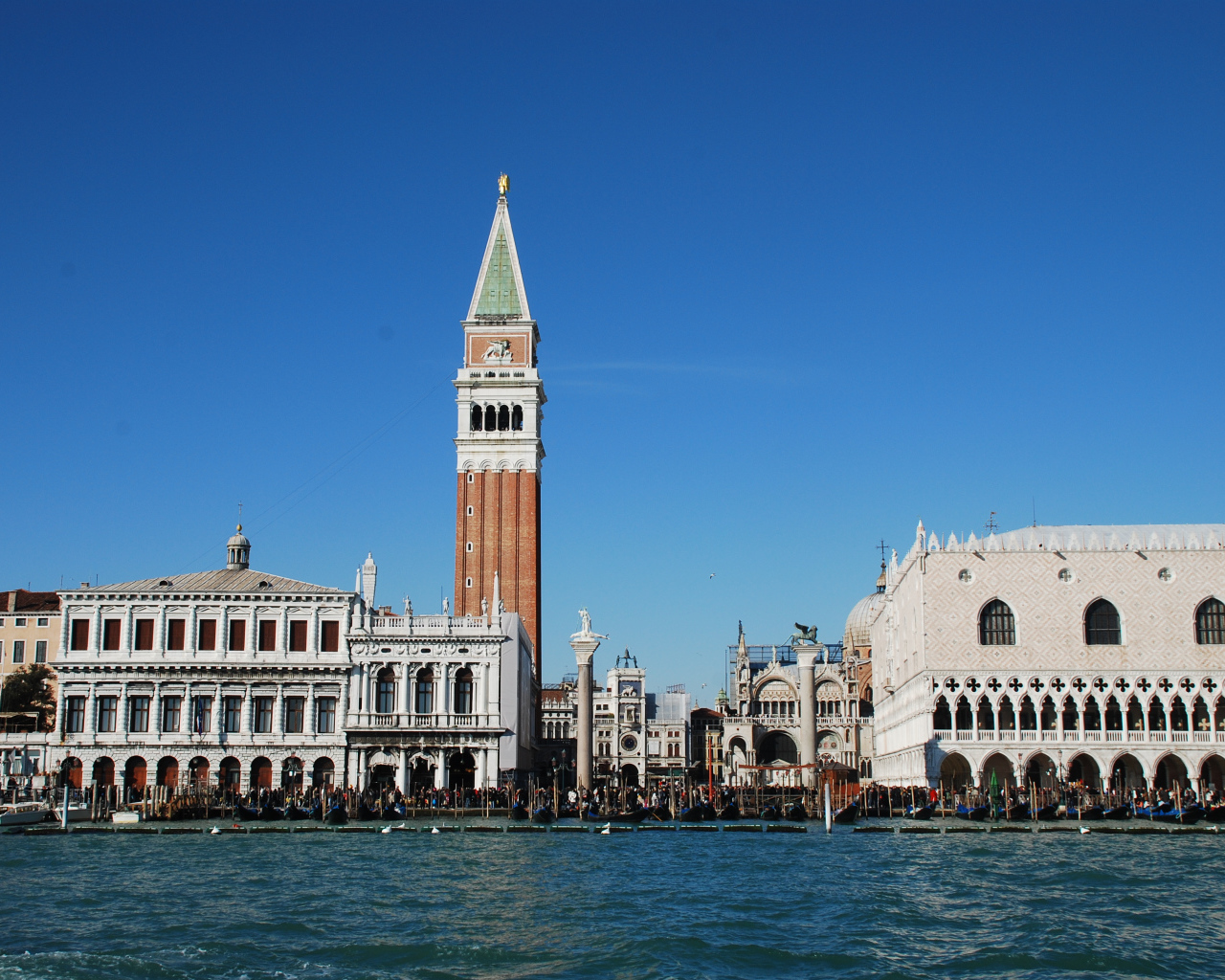 Колокольня собора в Венеции, Италия