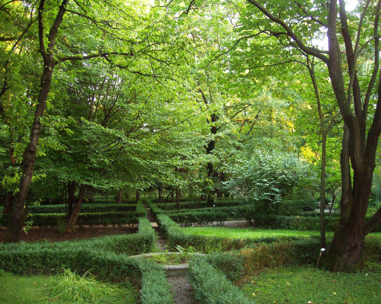 Ботанический сад в Парме, Италия