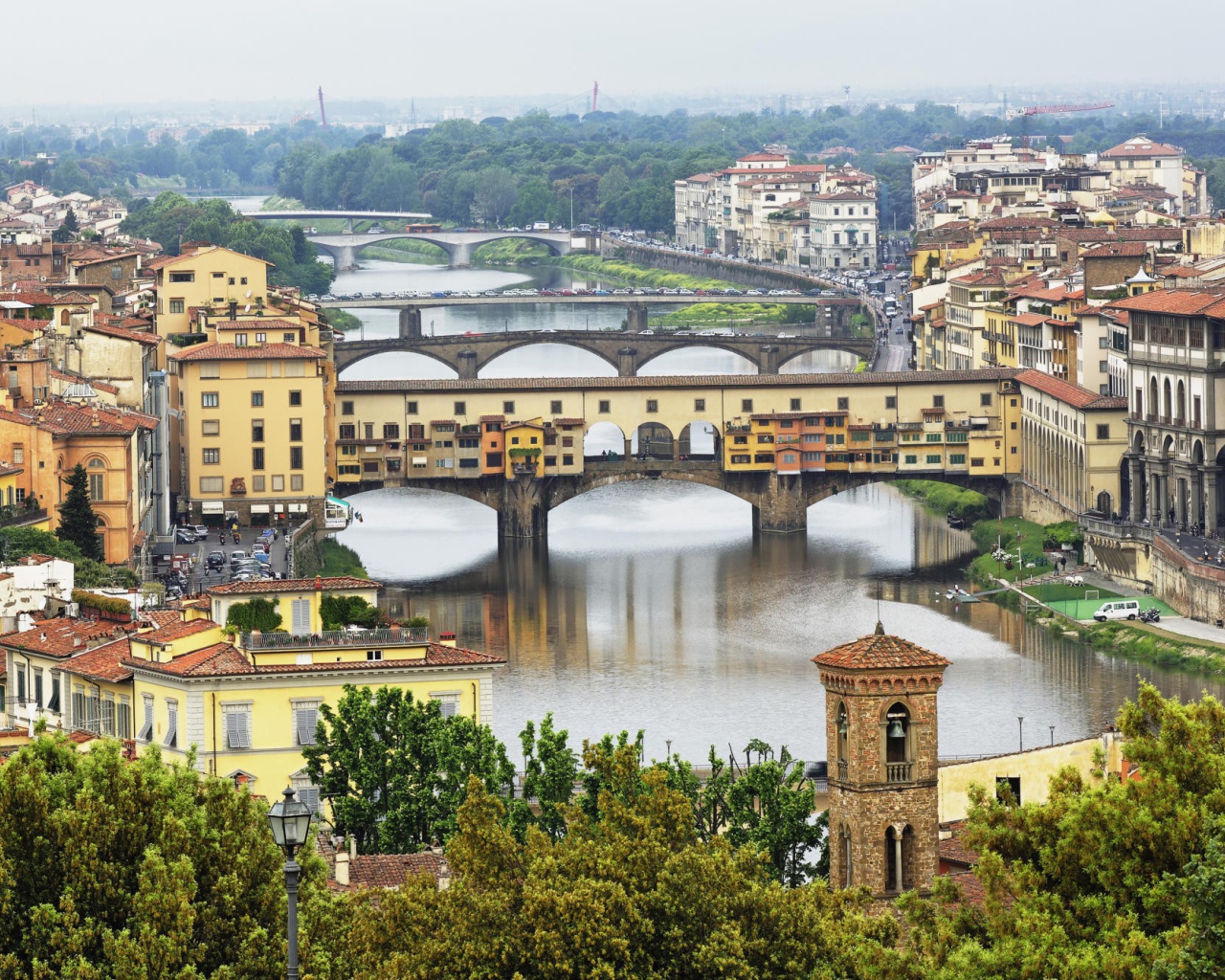 Мосты во Флоренции, Италия