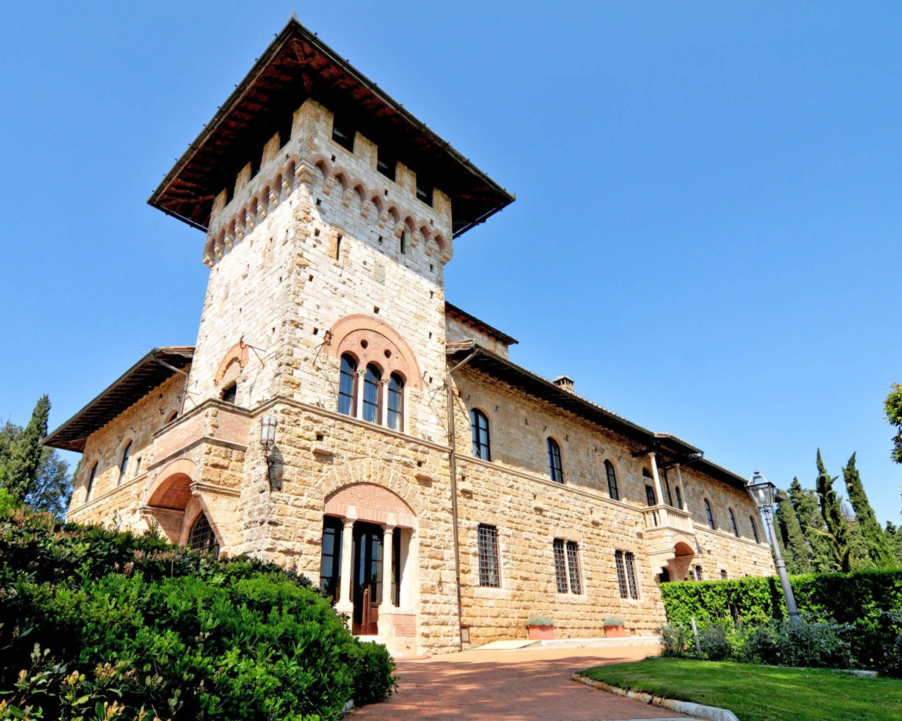 Замок в Сиене, Италия