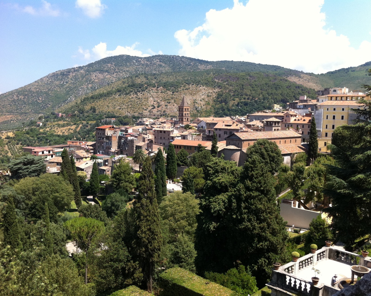 Город в Тиволи, Италия