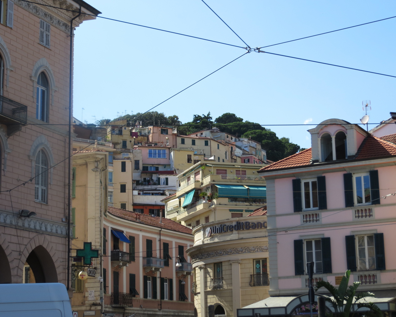 Город на курорте Диано Марино, Италия