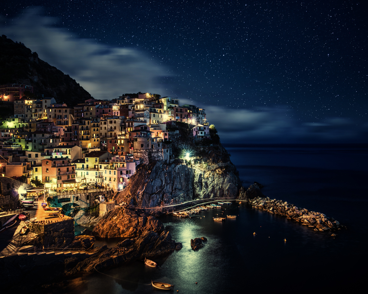 Город Манарола, Италия