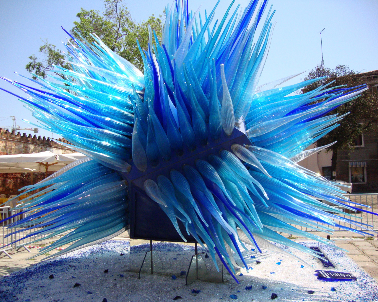 Стеклянная скульптура на острове Мурано, Италия